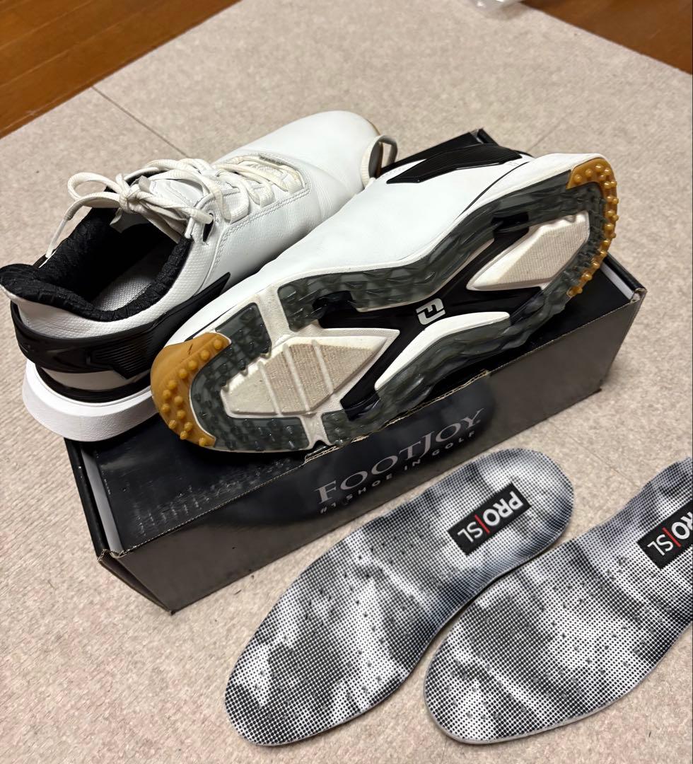 日本未発売FootJoy PRO/SLXゴルフシューズ25.5 天然皮革　美品