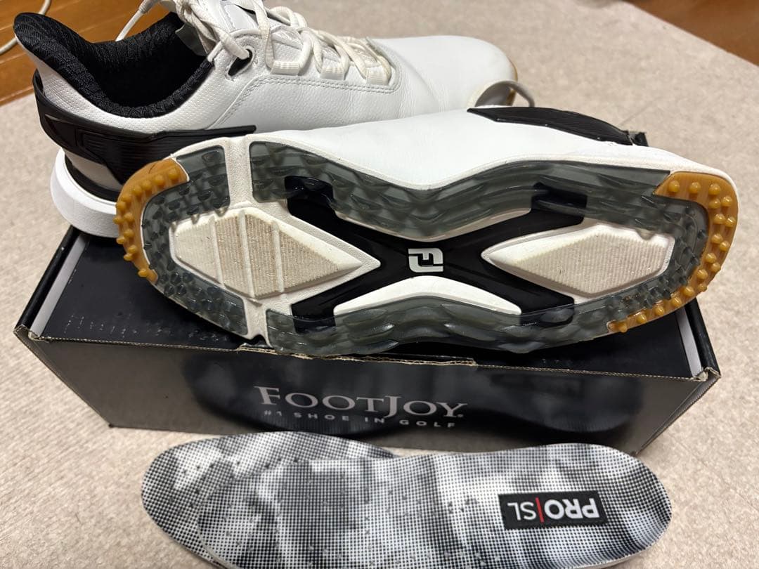 日本未発売FootJoy PRO/SLXゴルフシューズ25.5 天然皮革　美品
