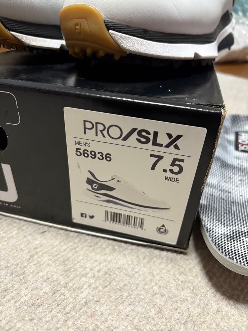 日本未発売FootJoy PRO/SLXゴルフシューズ25.5 天然皮革　美品