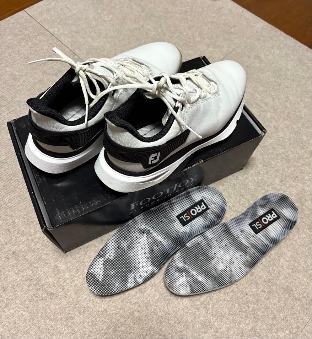 日本未発売FootJoy PRO/SLXゴルフシューズ25.5 天然皮革　美品