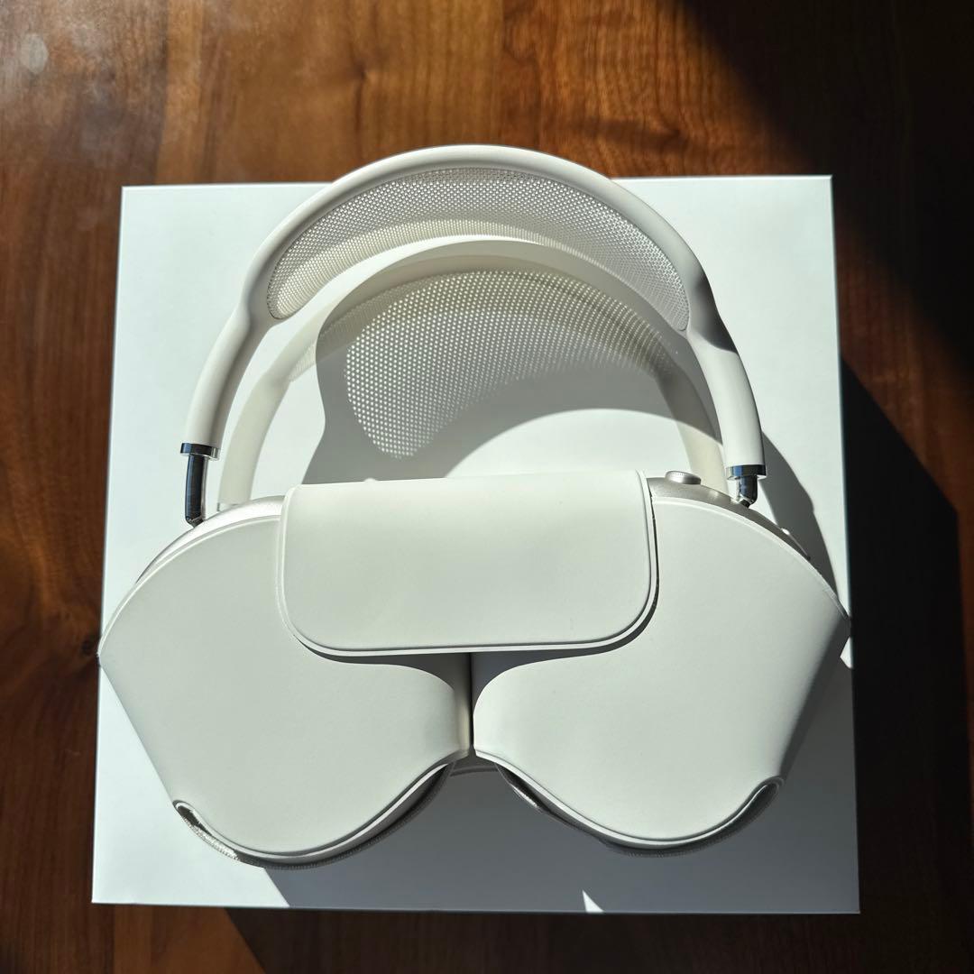 Apple AirPods Max第二世代、スターライト、ケース、箱付き