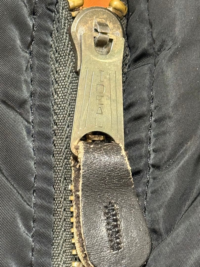 80sUSA製ALPHAアルファMA-1 フライトジャケットXLブラック