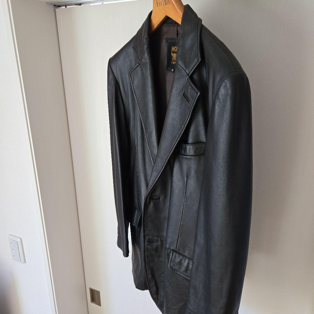 も*く様 美品《早い者勝ちです》【MCM】高級ラム羊革レザー｛日本サイズ｝『L』