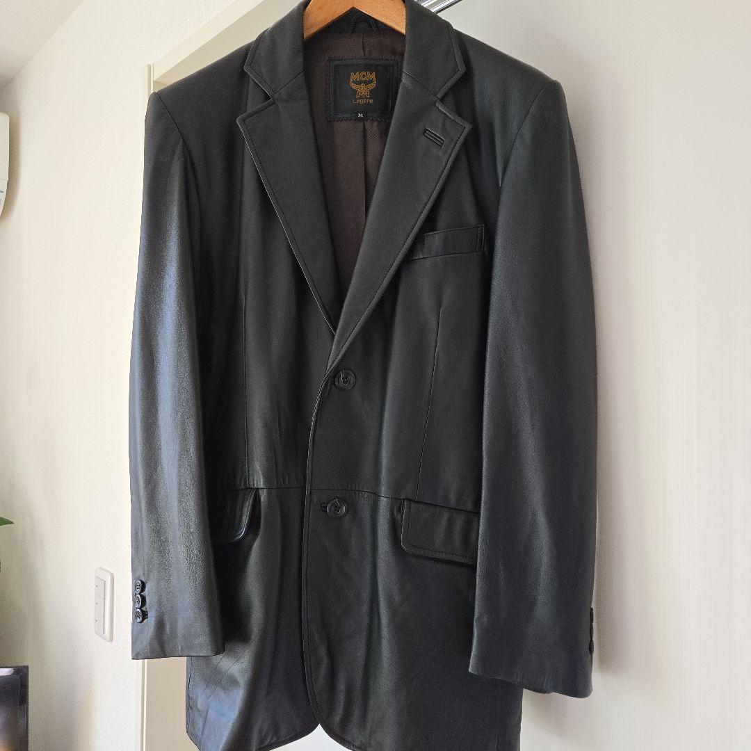 も*く様 美品《早い者勝ちです》【MCM】高級ラム羊革レザー｛日本サイズ｝『L』