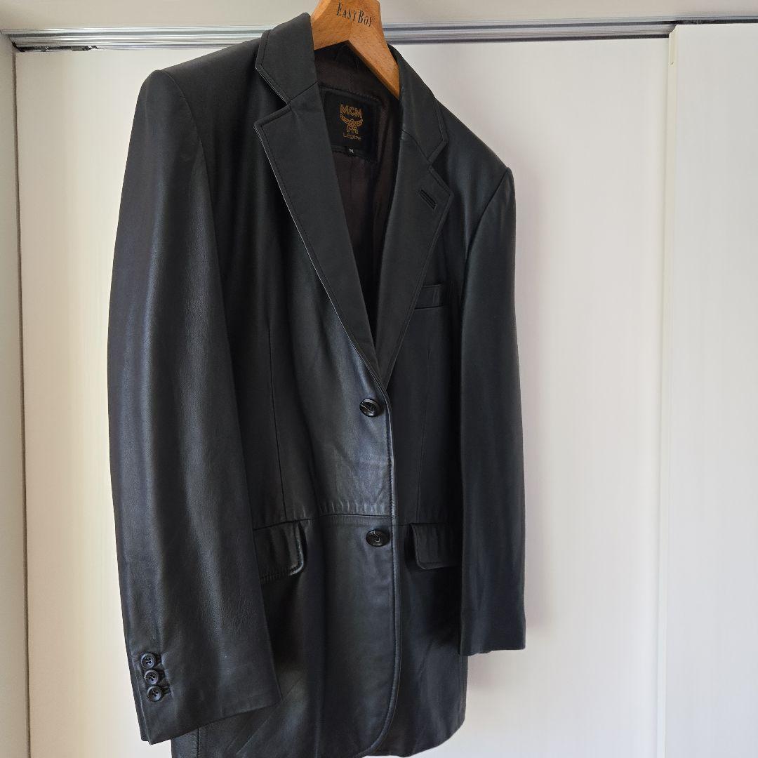 も*く様 美品《早い者勝ちです》【MCM】高級ラム羊革レザー｛日本サイズ｝『L』