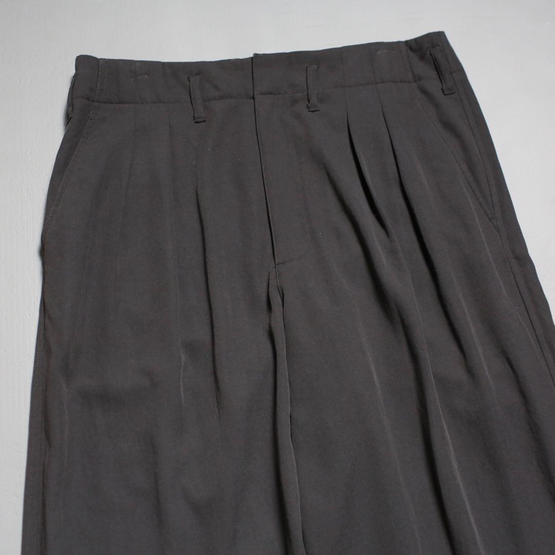 神シルエット◎ UNKNOWN Wide 2 Tuck Wide Slacks