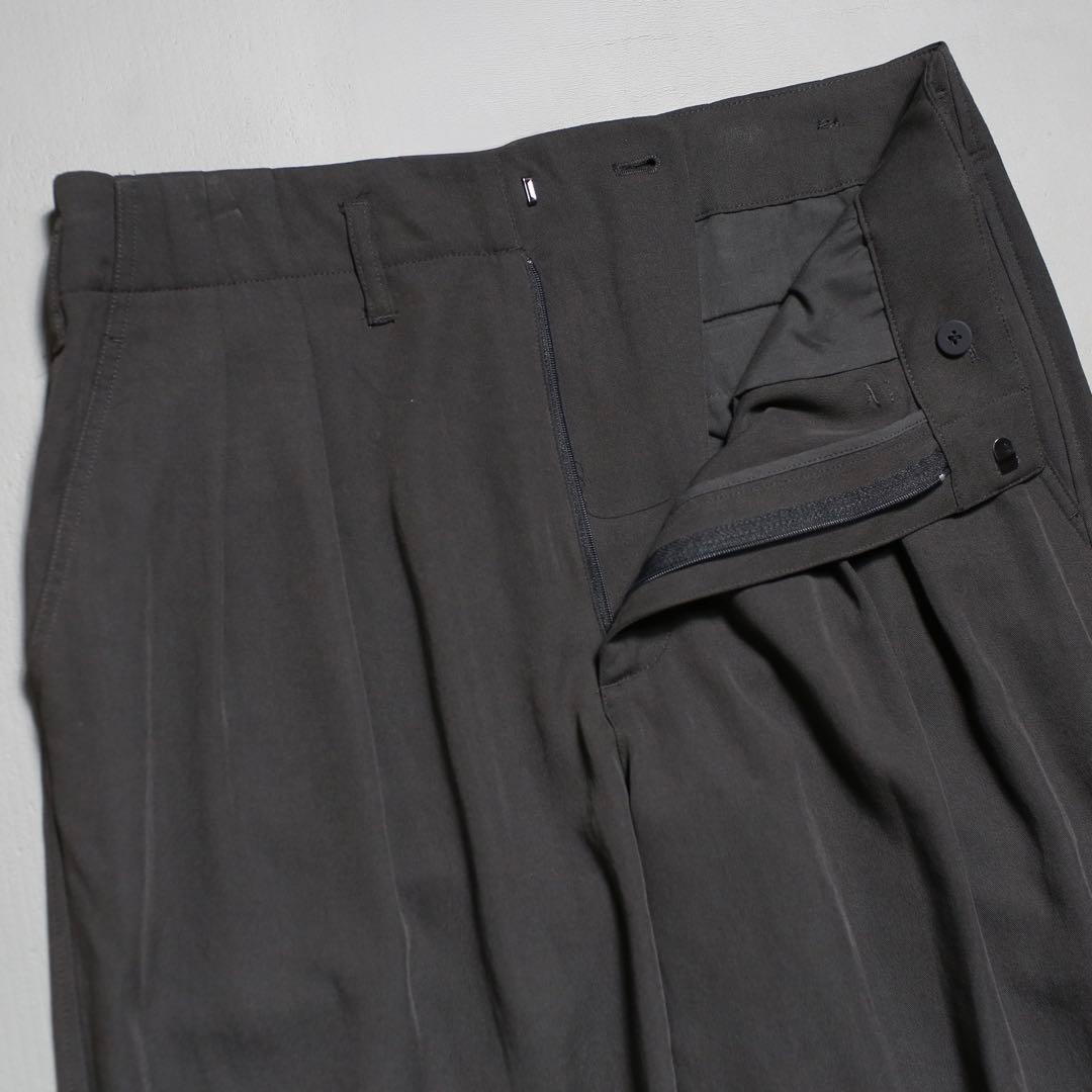 神シルエット◎ UNKNOWN Wide 2 Tuck Wide Slacks