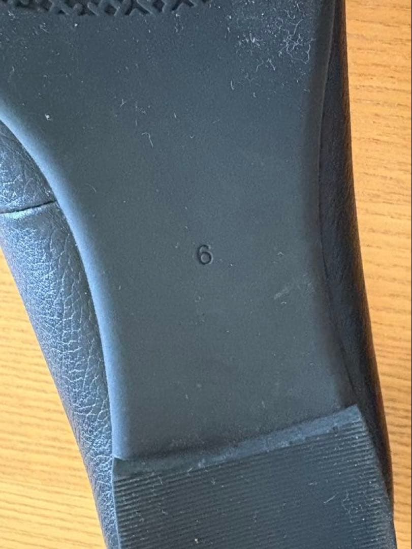 Tory Burch 黒 レザーフラットシューズ