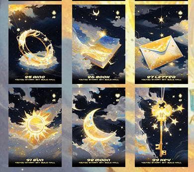 【正規品ルノルマンカード】海外インディーズ✨ケース付き✨美しい銀河の光のデッキ