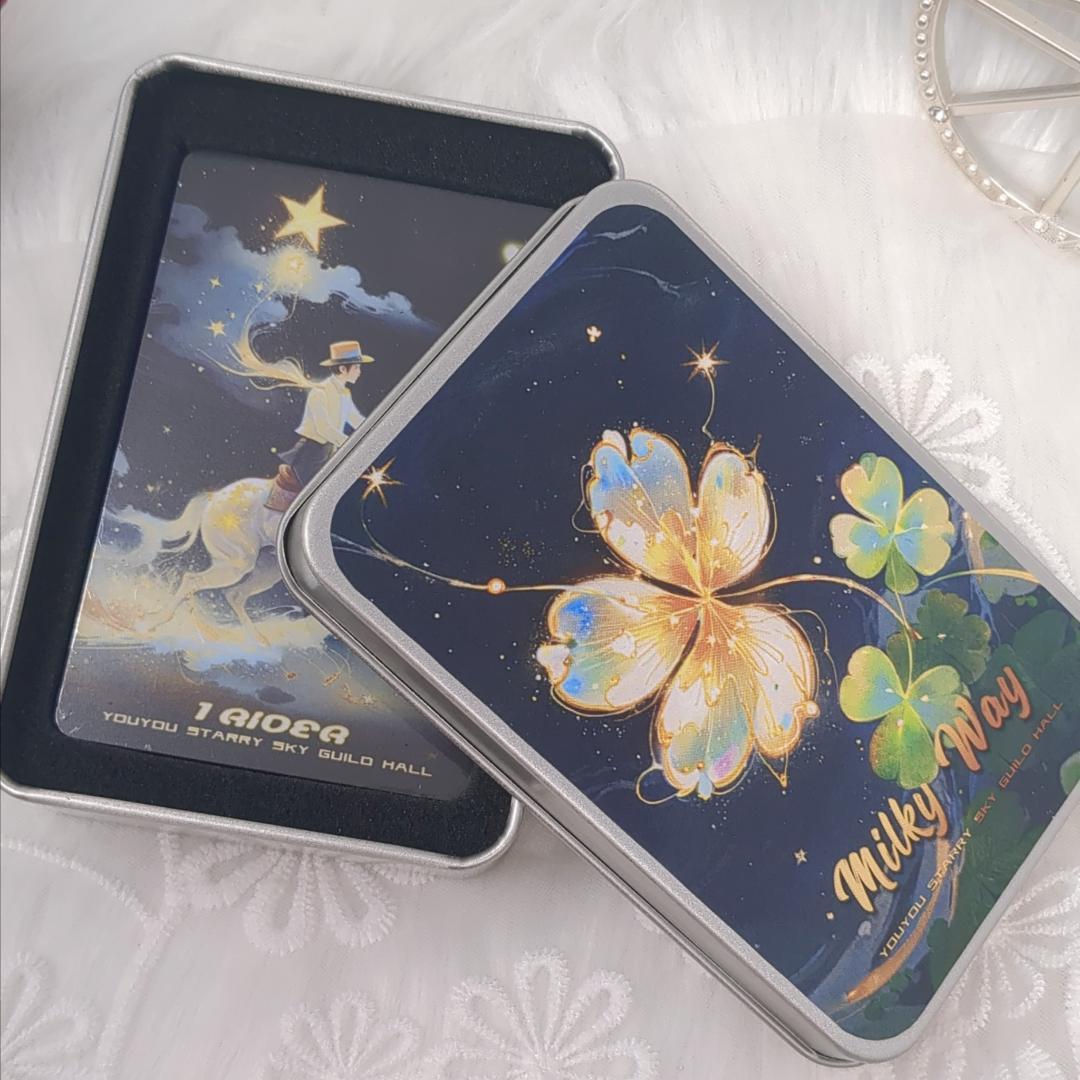 【正規品ルノルマンカード】海外インディーズ✨ケース付き✨美しい銀河の光のデッキ