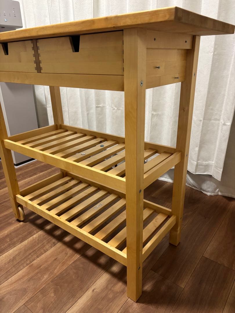 IKEA キッチンワゴン FORHOJA 2段