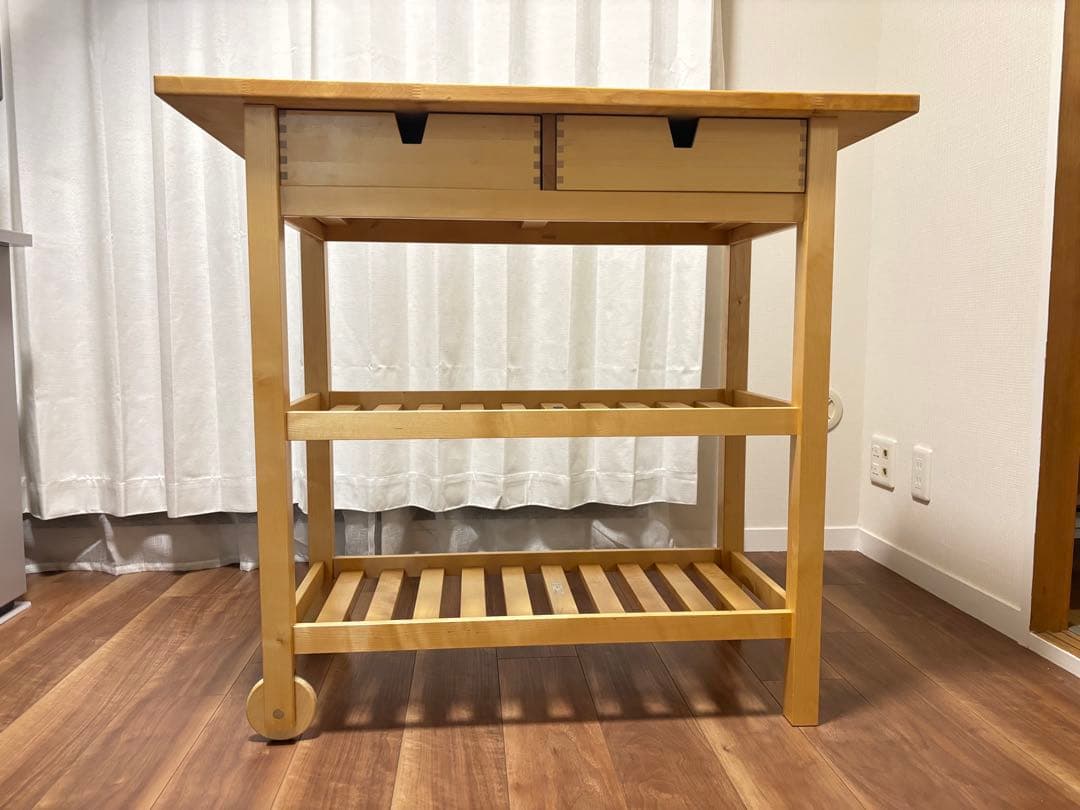 IKEA キッチンワゴン FORHOJA 2段
