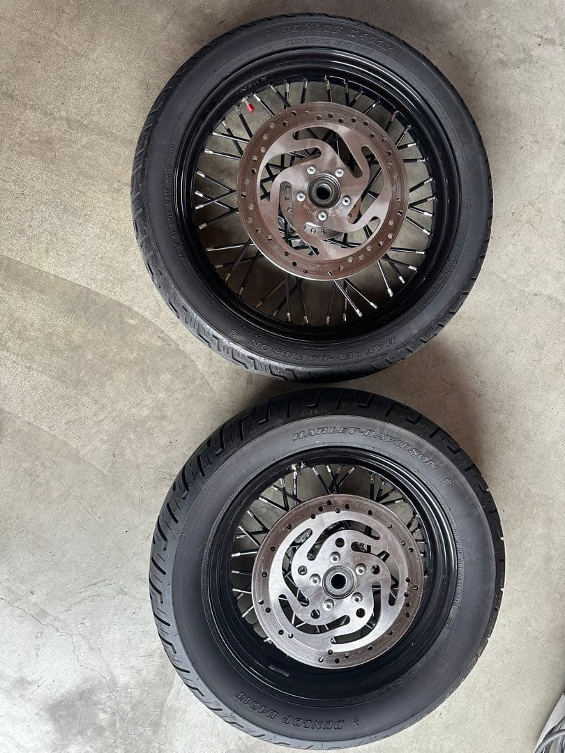 ハーレー　ストリートボブFXBB M8 ホイル　タイヤ前後セット