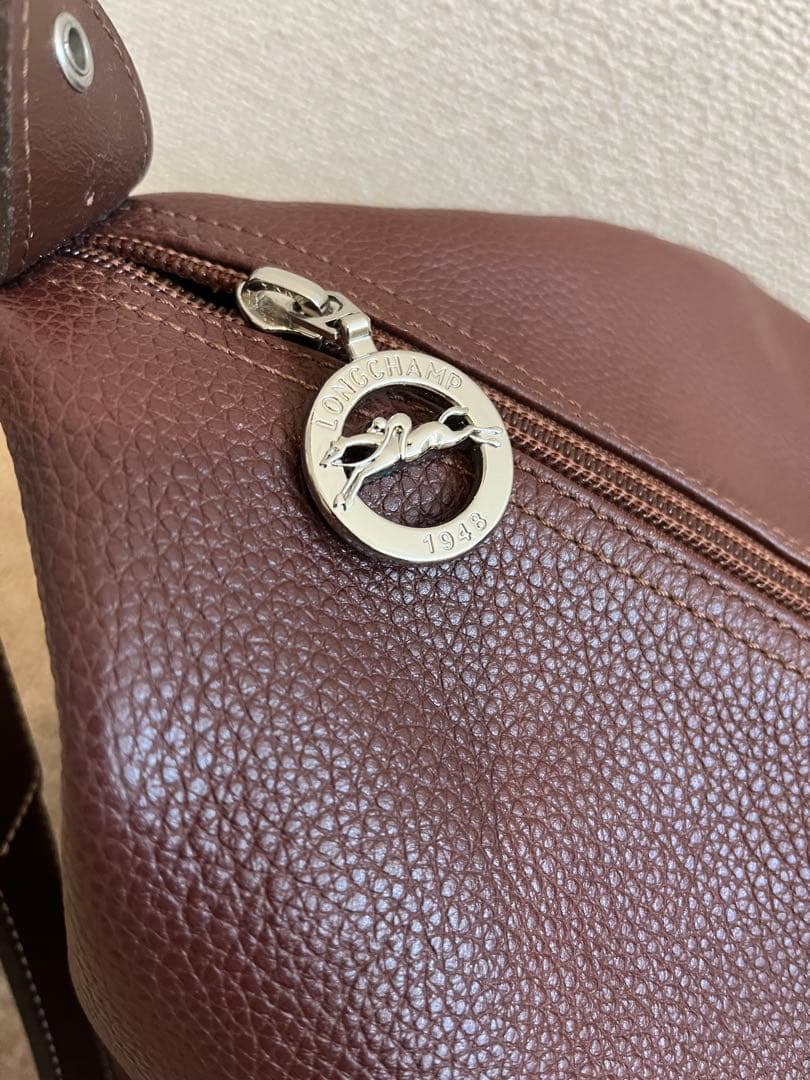 ロンシャン　バッグ　ブラウン