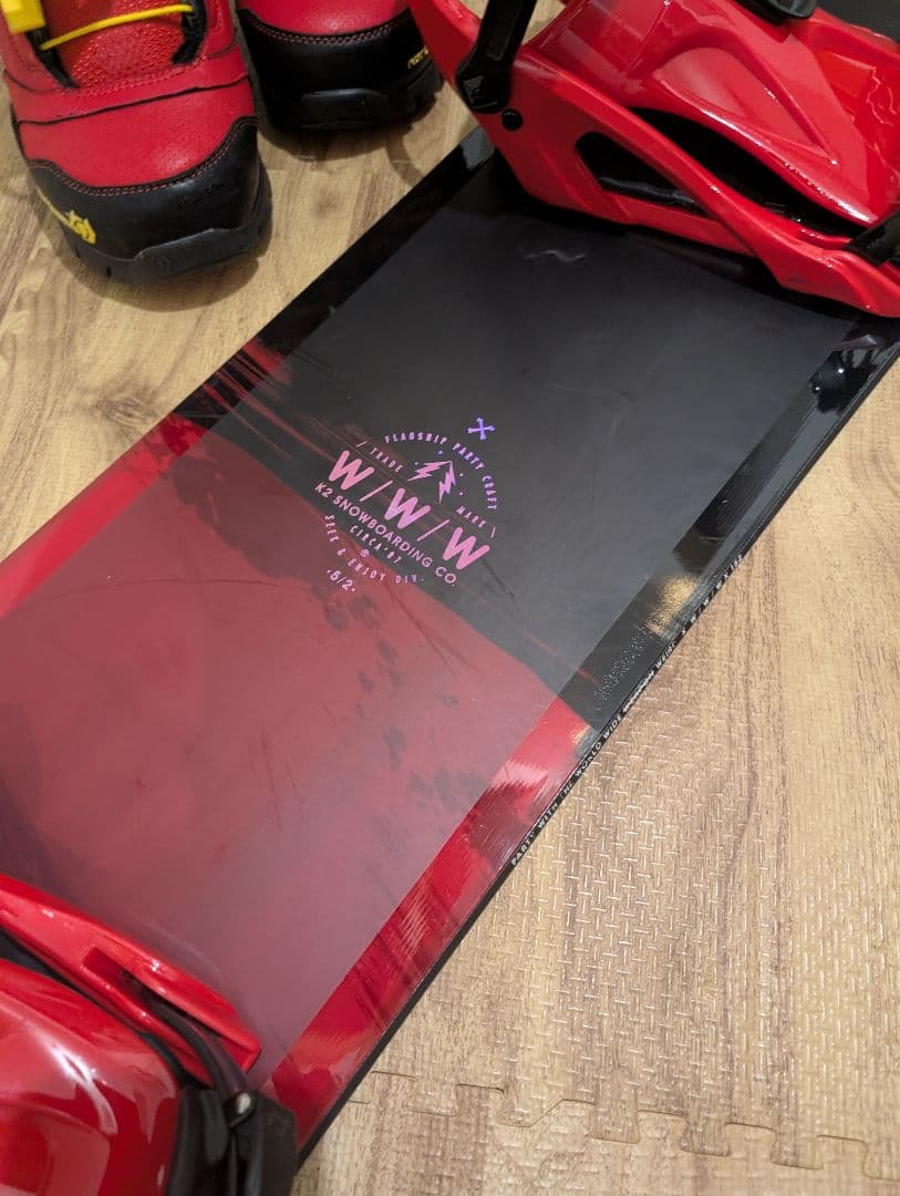 グラトリ専用ボード　Ｋ２ WWW 152cm ブーツ27.5cm