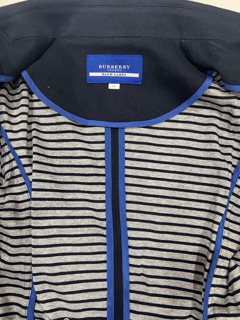 BURBERRY BLUE LABEL ネイビー テーラードジャケット M