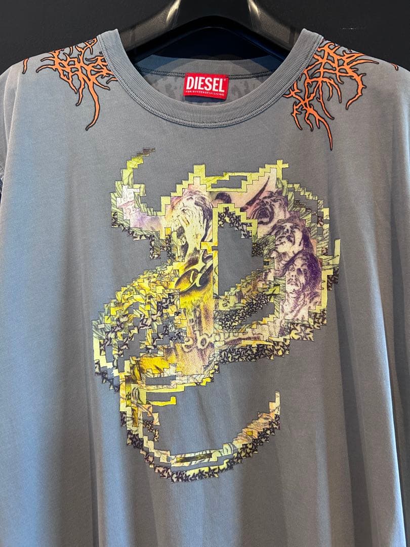 DIESEL T-Boxt-SI-R1 25SS スリーブレストップ