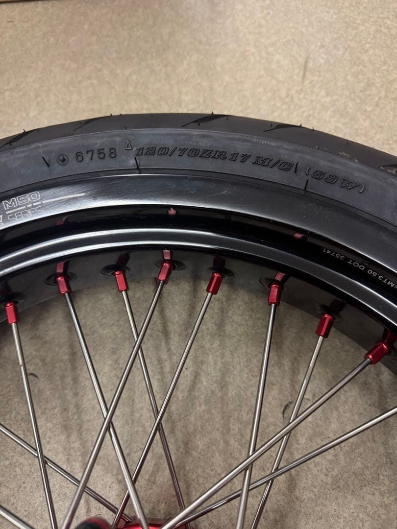 【 フロント】AR1モタードホイールキット (ステンレススポーク) トレール