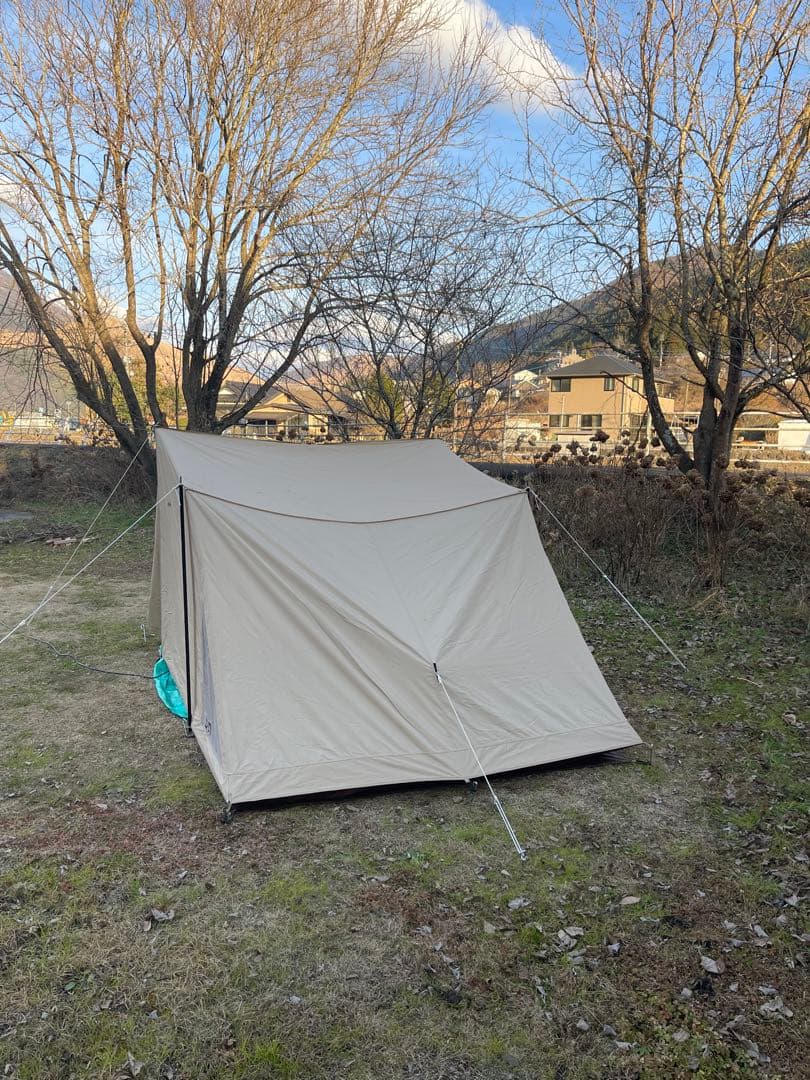 DOD パップフーテント3 ベージュ　前幕＋専用グランドシート　フルセット