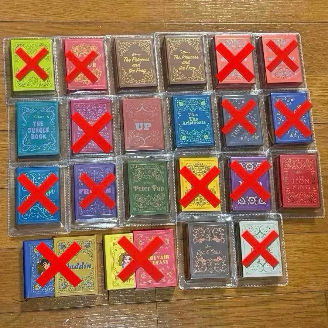 【 バラ売り可 】ディズニー　ミニブックコレクション