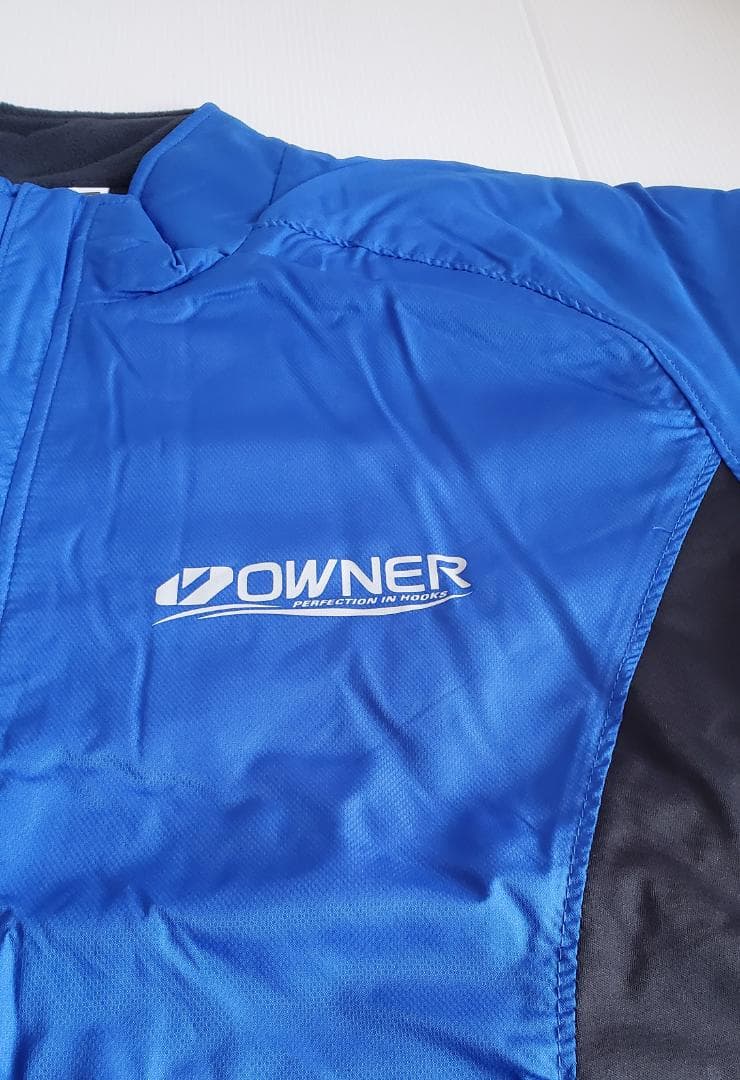 釣具 オーナー ジャンバー ( 中綿入 ) ブルー系 LL 非売品 ラスト1点