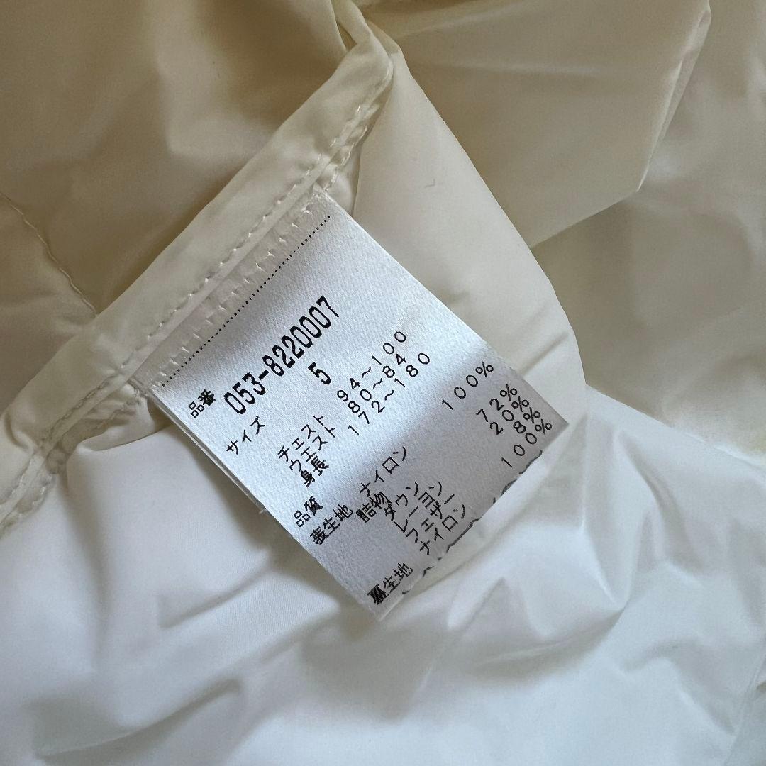 PEARLY GATES パーリーゲイツ　ダウンジャケット　ロゴ刺繍　メンズ　白