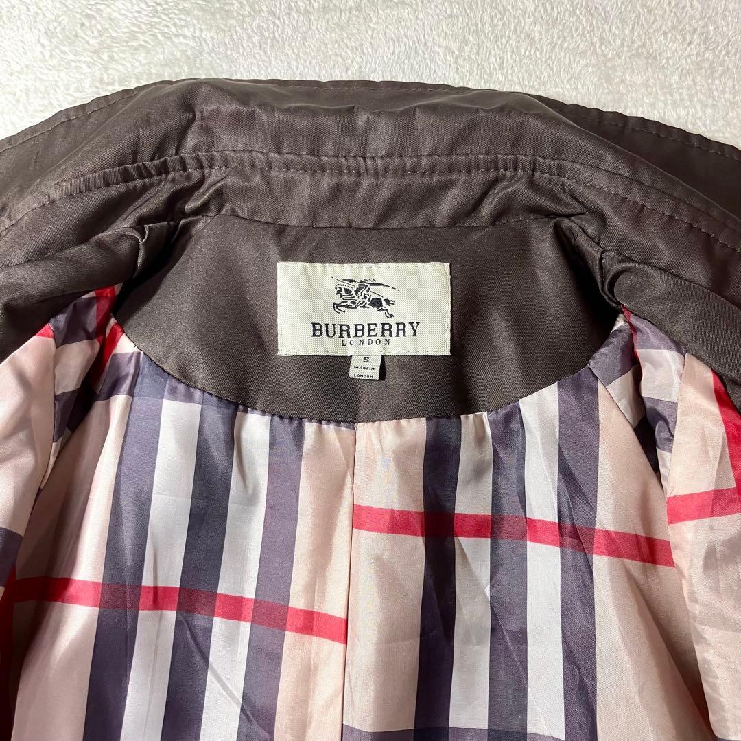 バーバリーロンドン　現行　トレンチコート　裏ノバチェック　ベルト　綿96%