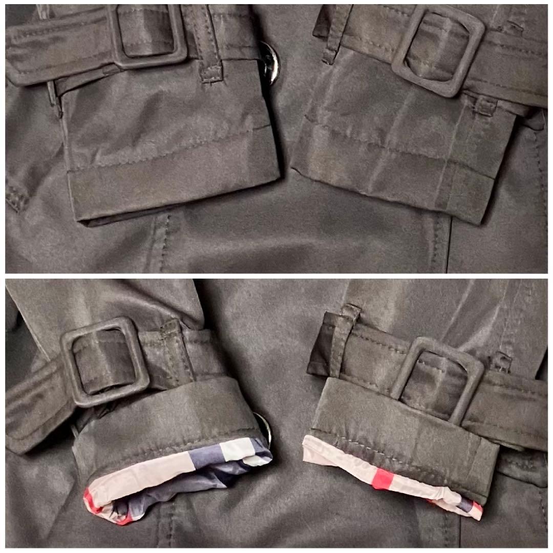 バーバリーロンドン　現行　トレンチコート　裏ノバチェック　ベルト　綿96%