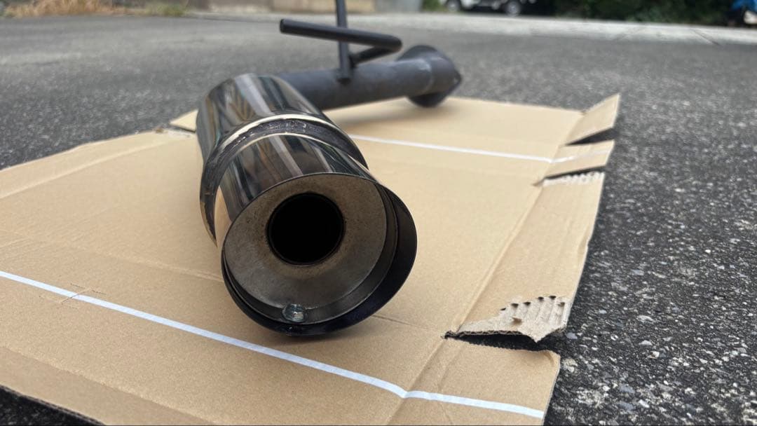 GR86 ZN8 リアピースストレートマフラー 左出し