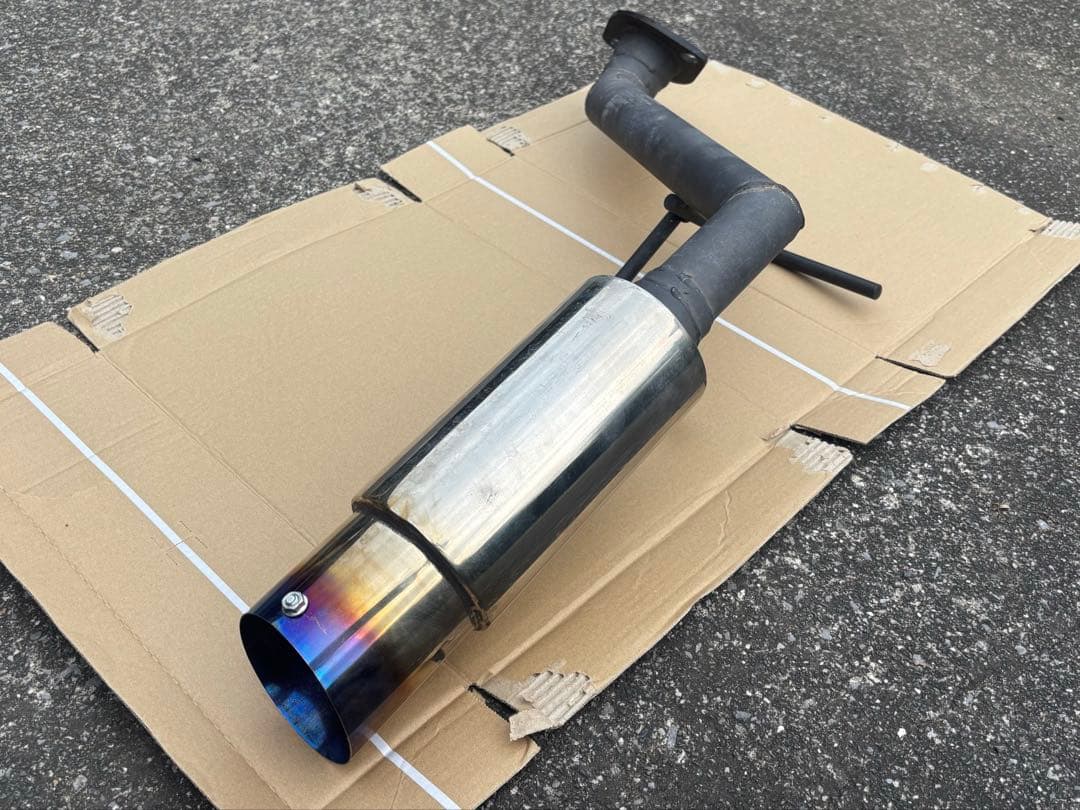 GR86 ZN8 リアピースストレートマフラー 左出し