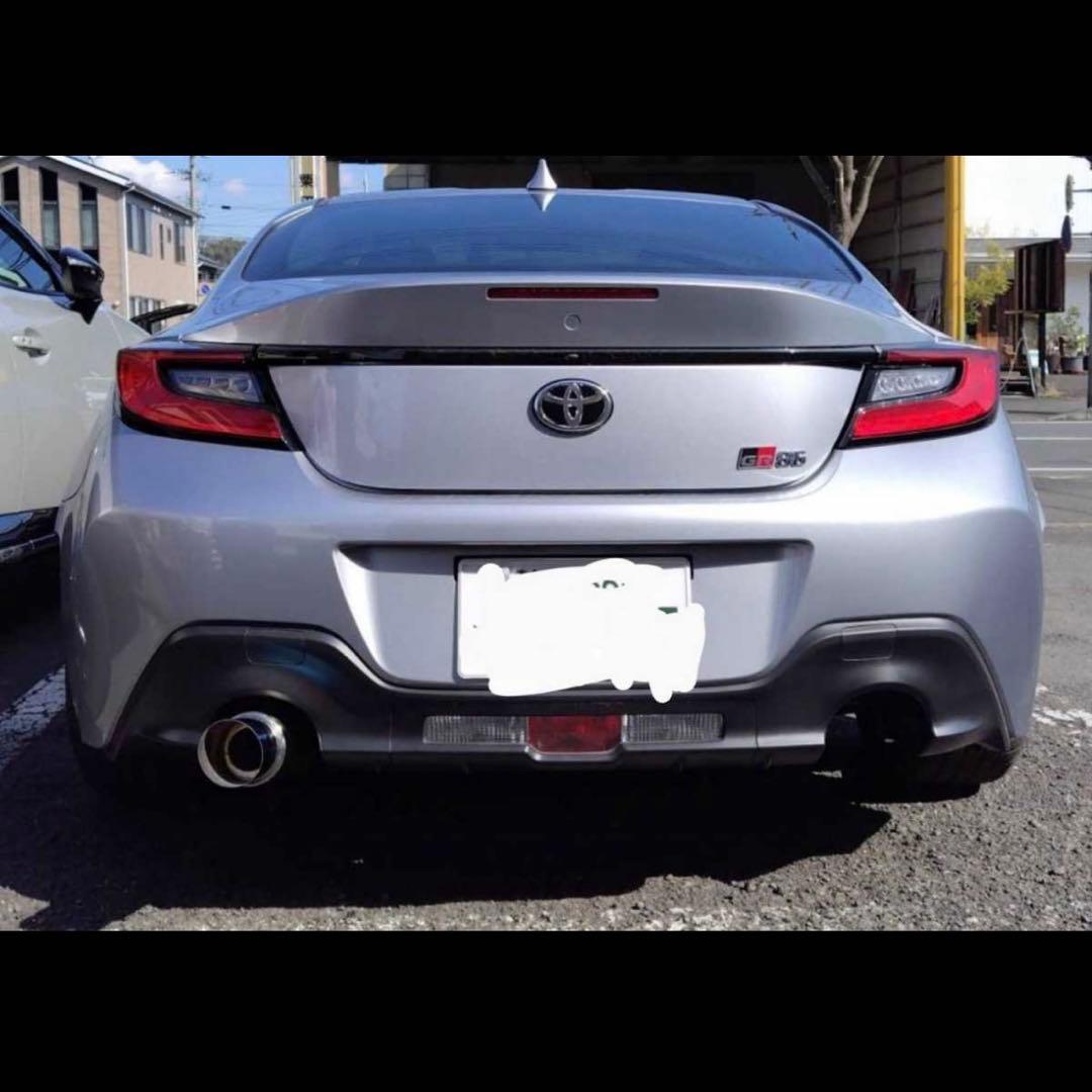 GR86 ZN8 リアピースストレートマフラー 左出し