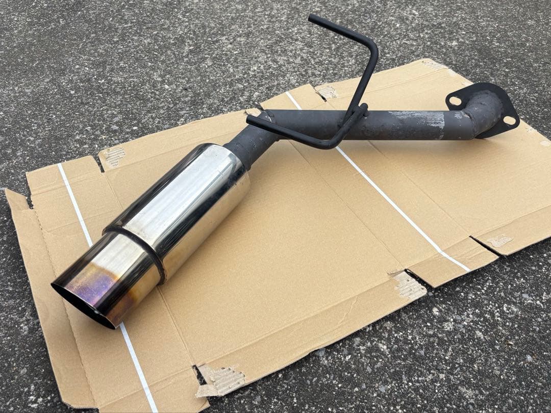 GR86 ZN8 リアピースストレートマフラー 左出し