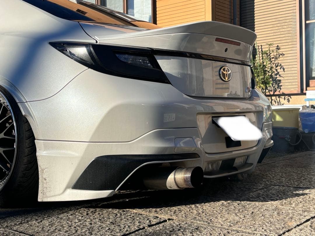 GR86 ZN8 リアピースストレートマフラー 左出し