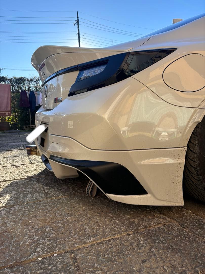 GR86 ZN8 リアピースストレートマフラー 左出し