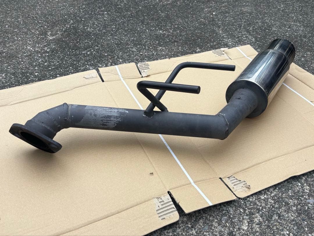 GR86 ZN8 リアピースストレートマフラー 左出し