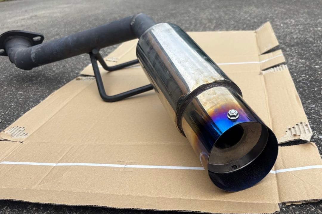 GR86 ZN8 リアピースストレートマフラー 左出し