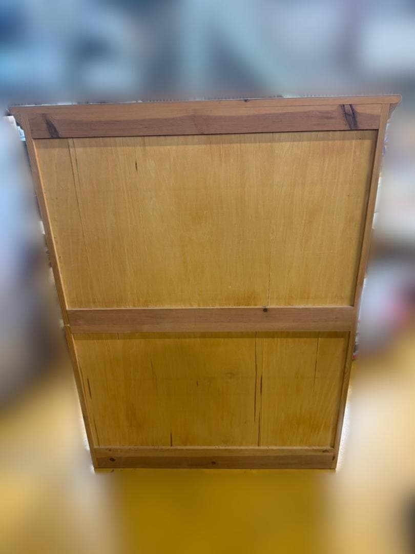 カントリー調 ハート 木製キャビネット