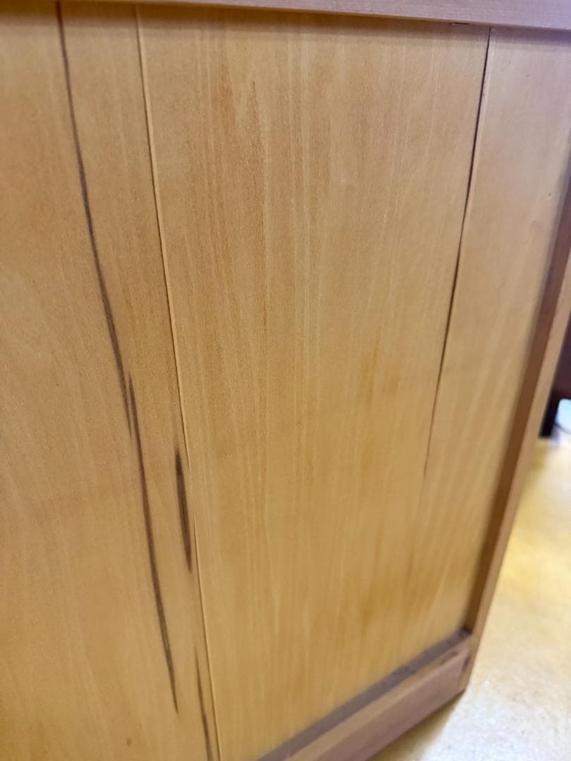 カントリー調 ハート 木製キャビネット