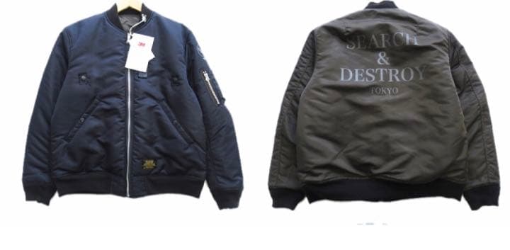 再値下げ！ROUGH AND RUGGED リバーシブル MA-1 ジャケット