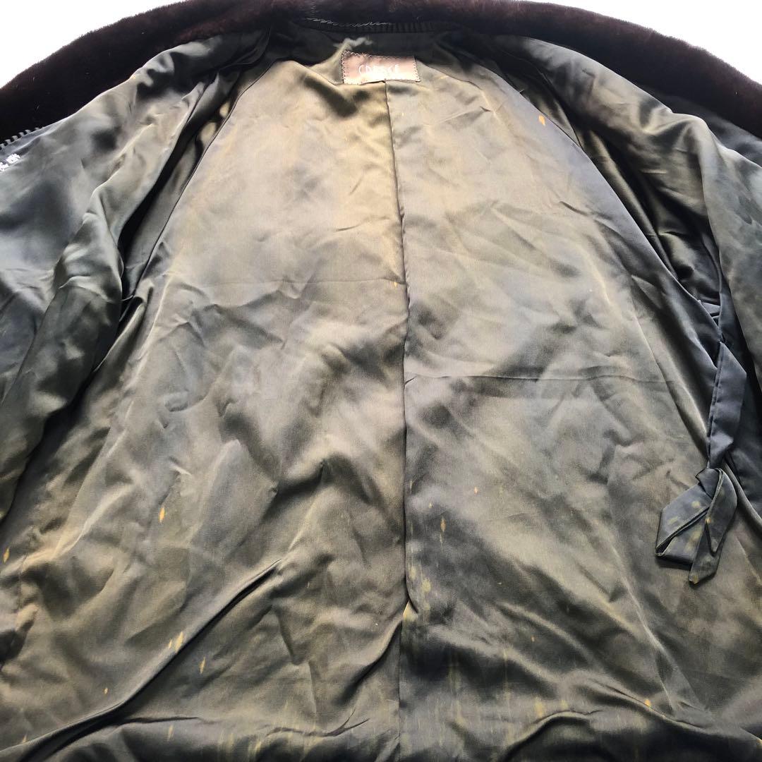 MOONBAT vigntage ファーコート ミンク 七分袖 レディース