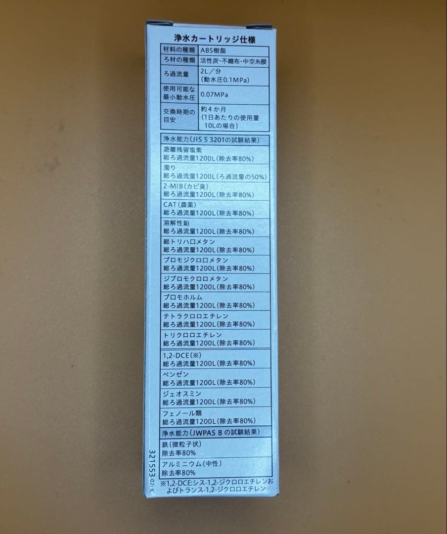 【KVK】浄水器水栓 浄水カートリッジ PZS180 交換用カートリッジ 3個