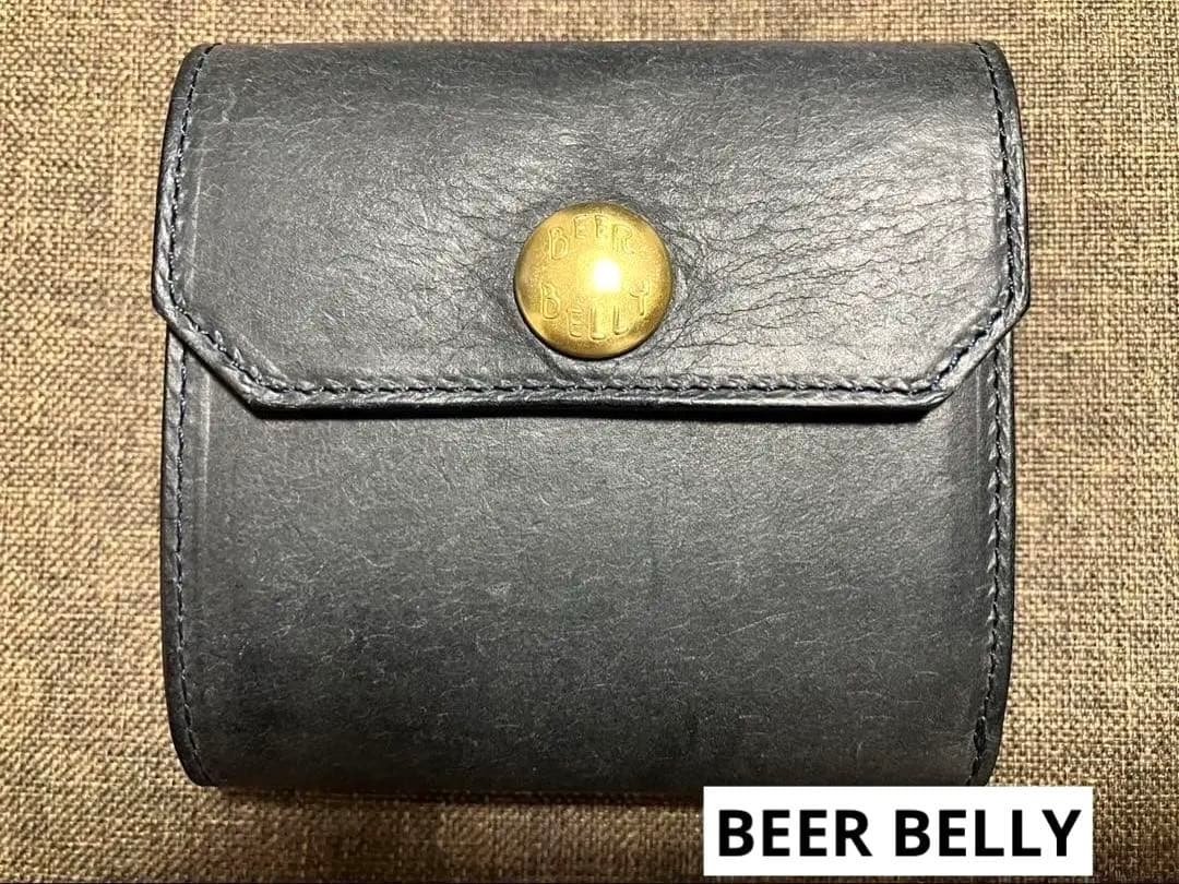 【BEER BELLY】HATCH BACK レザー　二つ折財布