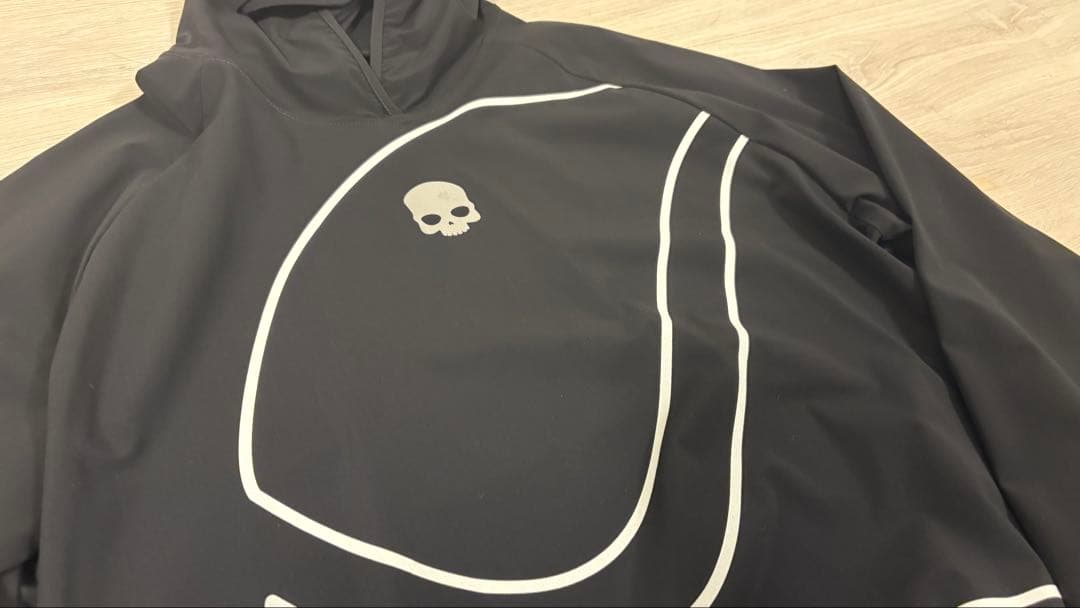 ハイドロゲン★テニス★フーディ・パーカー・ジャケット★ブラック★Lサイズ