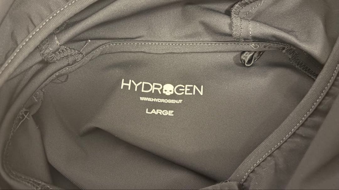 ハイドロゲン★テニス★フーディ・パーカー・ジャケット★ブラック★Lサイズ