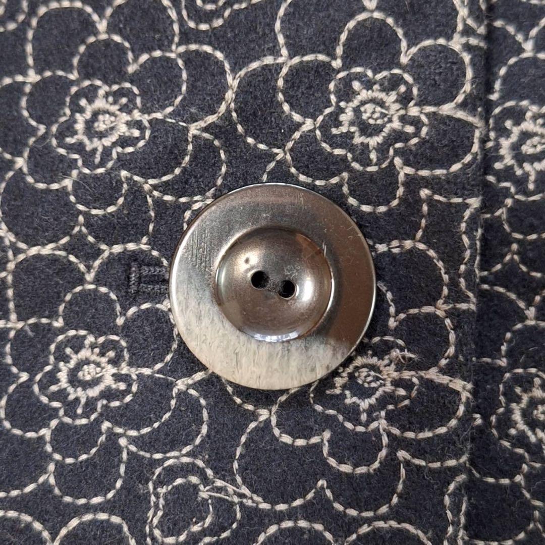 美品✨️TOCCA トッカ 花柄ロングコート 総刺繍 アウター 総柄 ボタン