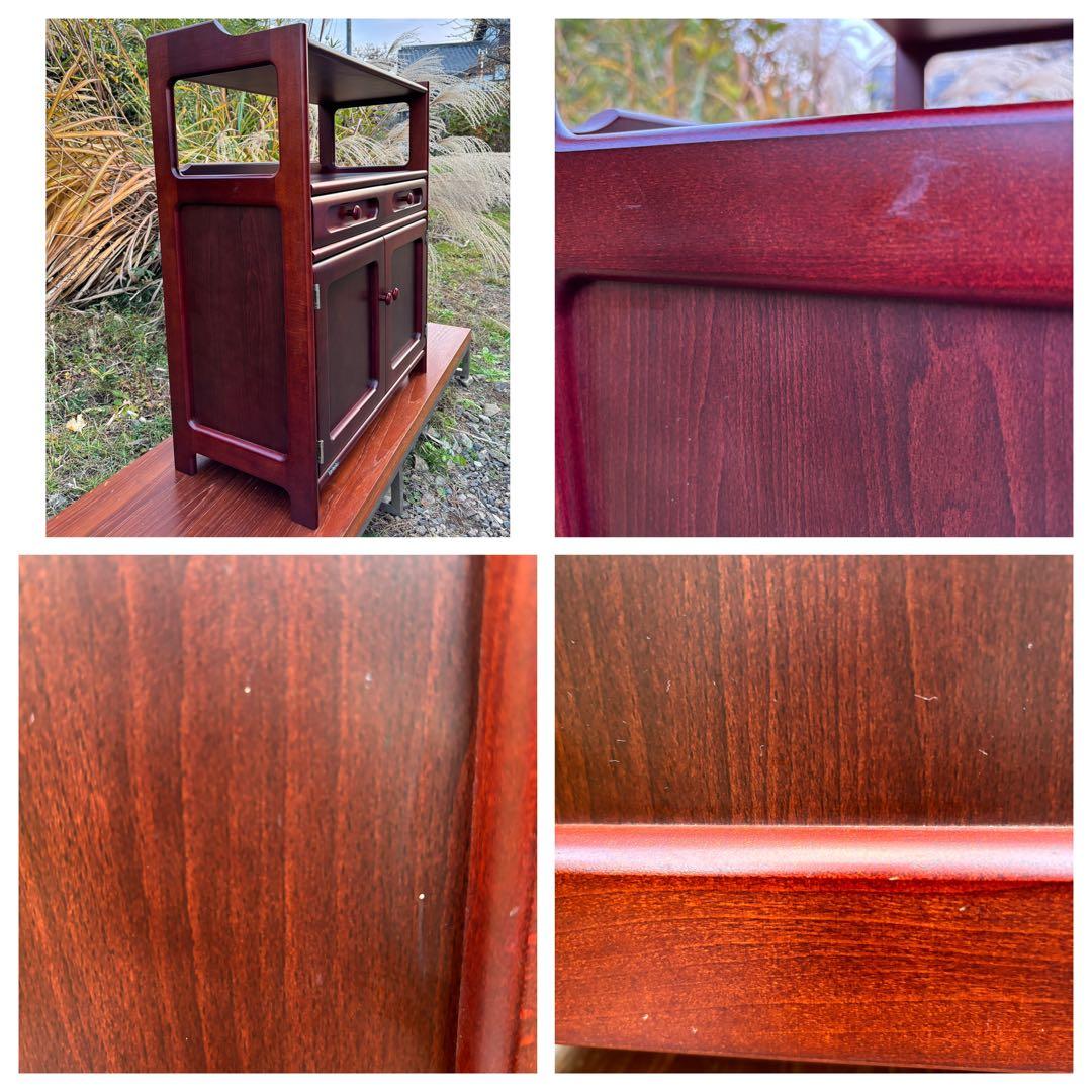 karimoku カリモク TEL/FAX台　飾り棚　キャビネット