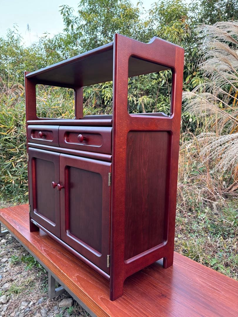 karimoku カリモク TEL/FAX台　飾り棚　キャビネット