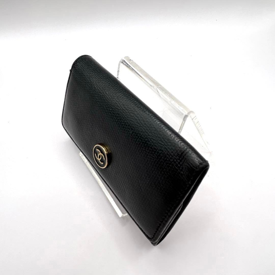 CHANEL シャネル キーケース 6連 ココマーク ロゴ ブラック レザー