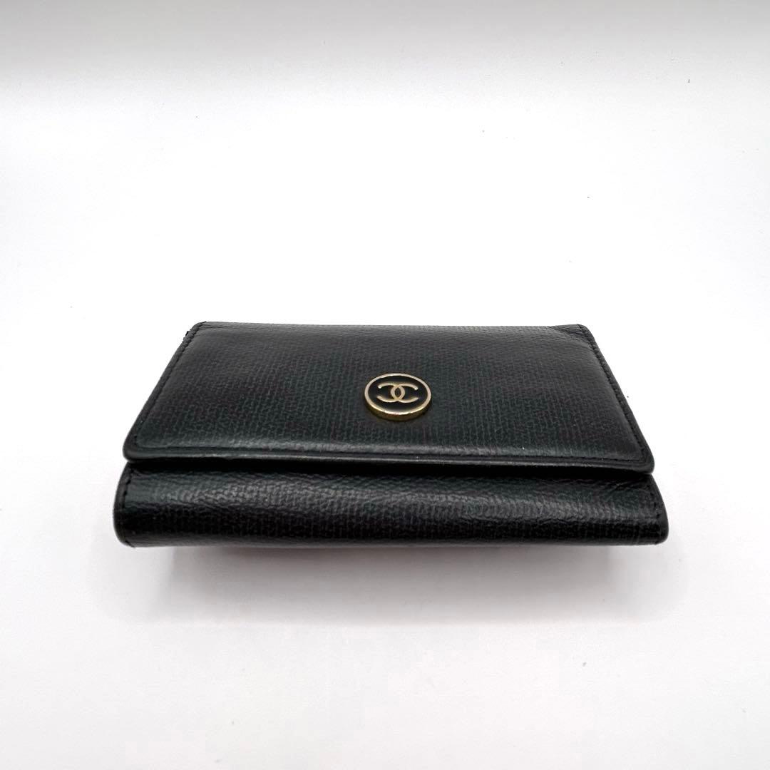 CHANEL シャネル キーケース 6連 ココマーク ロゴ ブラック レザー