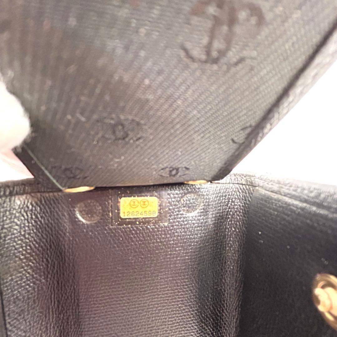 CHANEL シャネル キーケース 6連 ココマーク ロゴ ブラック レザー